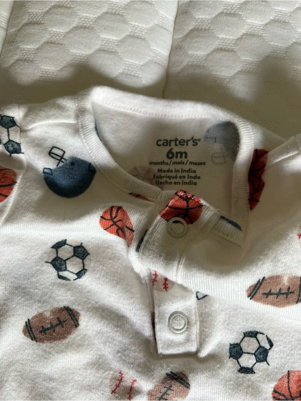 Carters Baby Sports Print Set 2 - 6 months